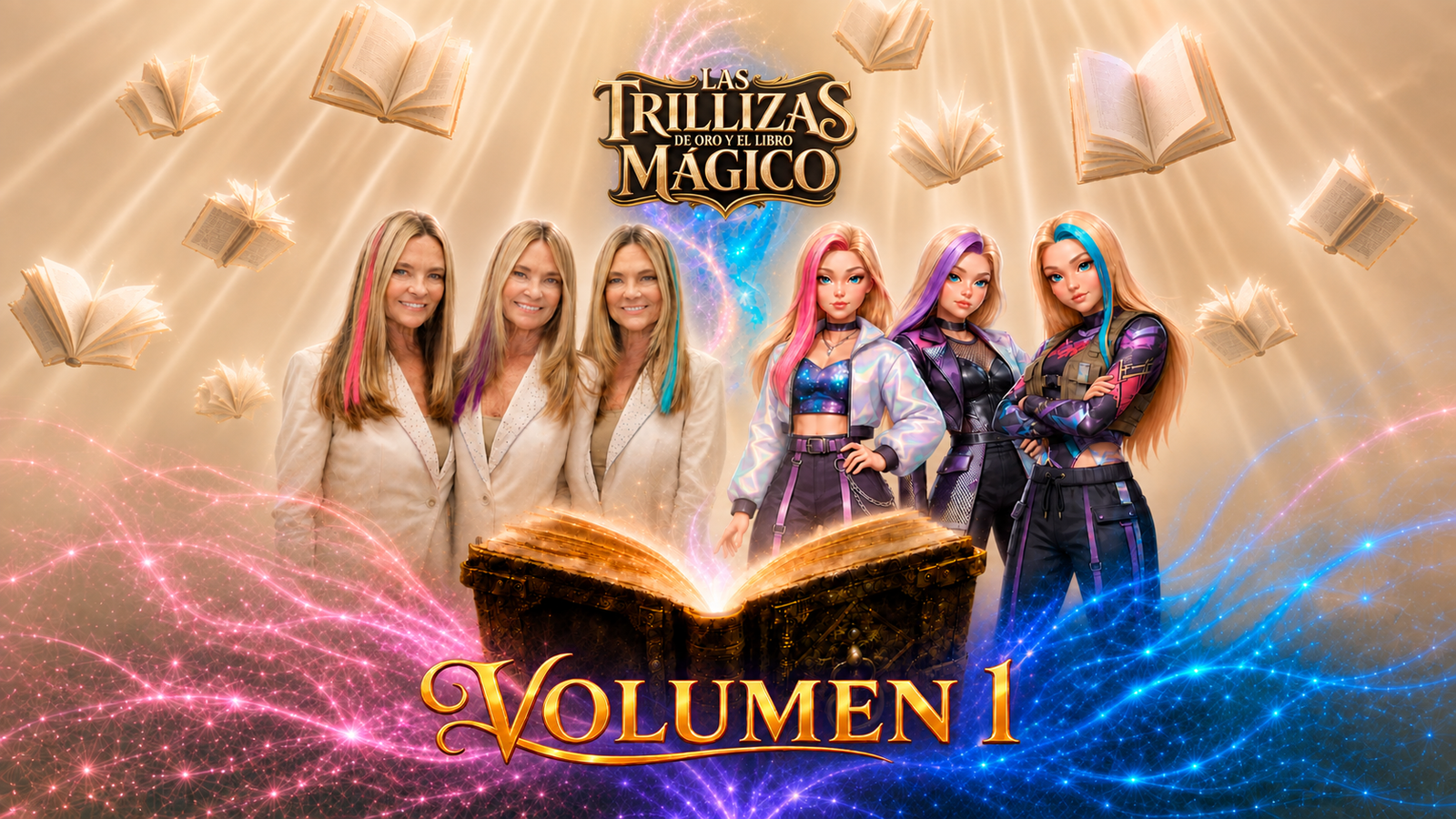 Las Trillizas de Oro y el Libro Mágico — Volumen 1